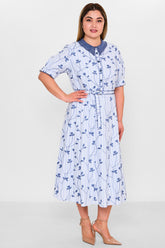 Gumanize - Plus Size Dress (GMZ2025-737-7763) - 8690200151187