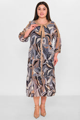 Gumanize - Plus Size Dress (GMZ2025-493-7144) - 8690200151828