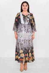 Gumanize - Plus Size Dress (GMZ2026-668-8009) - 8690200154867