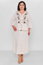 Gumanize - Plus Size Suit (GMZ437-8086) - 8690200161476