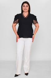 Welike - Plus Size Blouse (WLK26Y1467) - 8690200162459