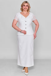 Welike - Plus Size Suit (WLK26T8398) - 8690200163784