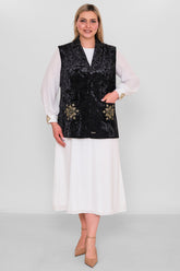 Ksas - Extended Plus Size Waistcoat (KSAS4177-1) - 8690200171550