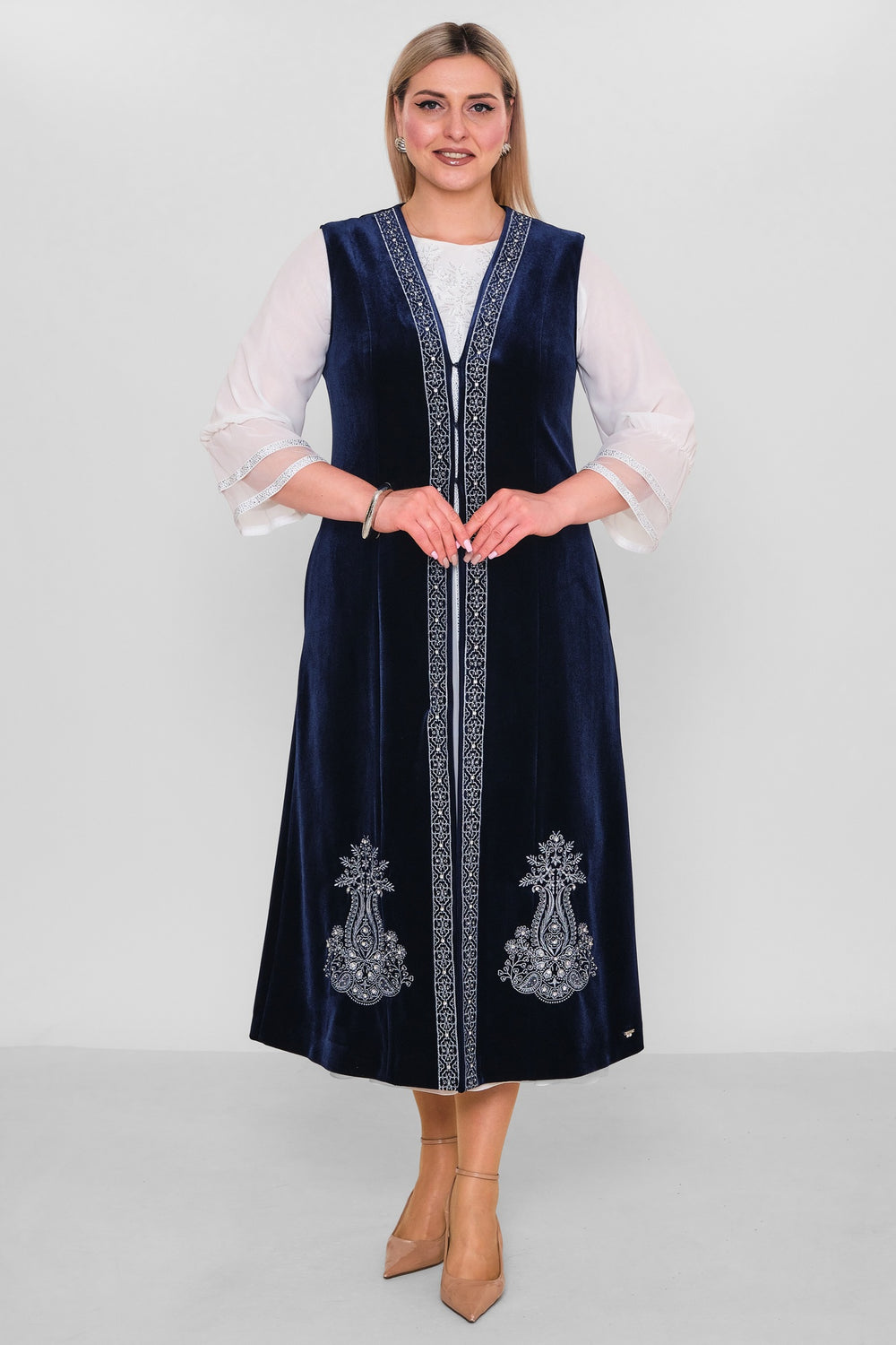 Ksas - Plus Size Cardigan (KSASEH-32) - 8690200182440