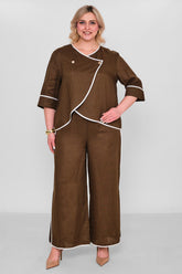 Laluce - Plus Size Blouse (L2.Y26.BLZ.2B204) - 8690200182846