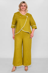 Laluce - Plus Size Blouse (L2.Y26.BLZ.2B204) - 8690200182853