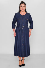 Gumanize - Plus Size Dress (GMZ2026-552-8267) - 8690200185366
