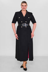 Kedma - Plus Size Dress (KDM26Y8-98139X) - 8690200186080