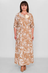 Dress Port - Plus Size Dress (DSP26Y5768) - 8690200187278