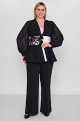 Qne Tu - Plus Size Suit (QNE26Y5273BB) - 8690200187452