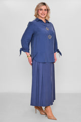 Ebberro - Plus Size Suit (EBR26Y50426BB) - 8690200189388