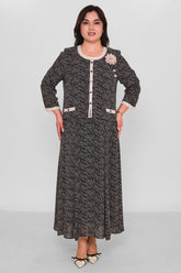 Gumanize - Plus Size Dress (GMZ2026-1002-7934) - 8690200189876