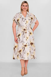 Quinto - Plus Size Dress (QNT26Y10007) - 8690200191411