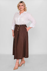 Salkim - Plus Size Skirt (SLK26Y16309BB) - 8690200191985
