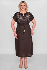Laluce - Plus Size Dress (L2.Y26.ELB.2E693) - 8690200192852