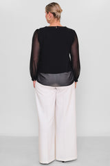 Ksas - Plus Size Blouse (KSAS13705) - 8690200193309