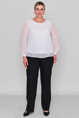 Ksas - Plus Size Blouse (KSAS13705) - 8690200193316