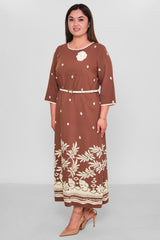 Dress Port - Plus Size Dress (DSP26Y5772) - 8690200194016