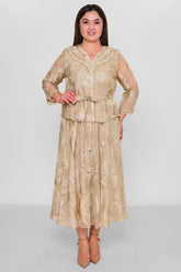 Gumanize - Plus Size Dress (GMZ2026-791-8274) - 8690200194030