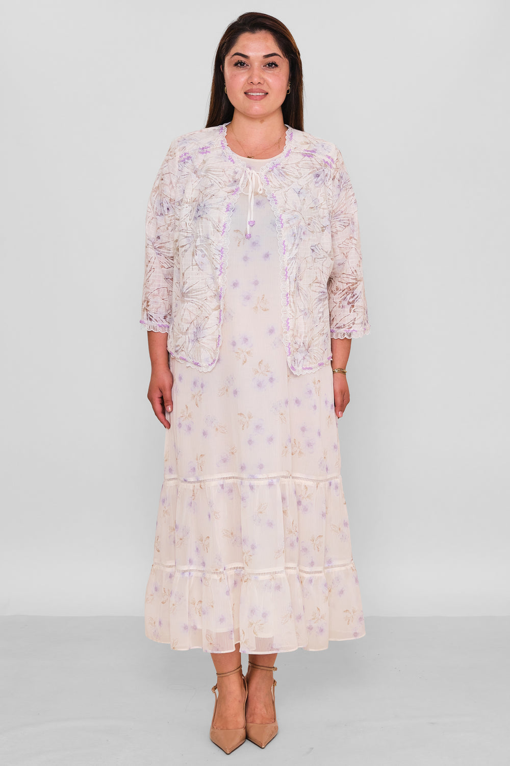 Gumanize - Plus Size Dress (GMZ52026-670-7632) - 8690200195532