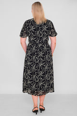 Revaro - Plus Size Dress (RVR26YBS-2718) - 8690200196126