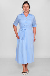 Dress Port - Plus Size Dress (DSP26Y5779) - 8690200197147
