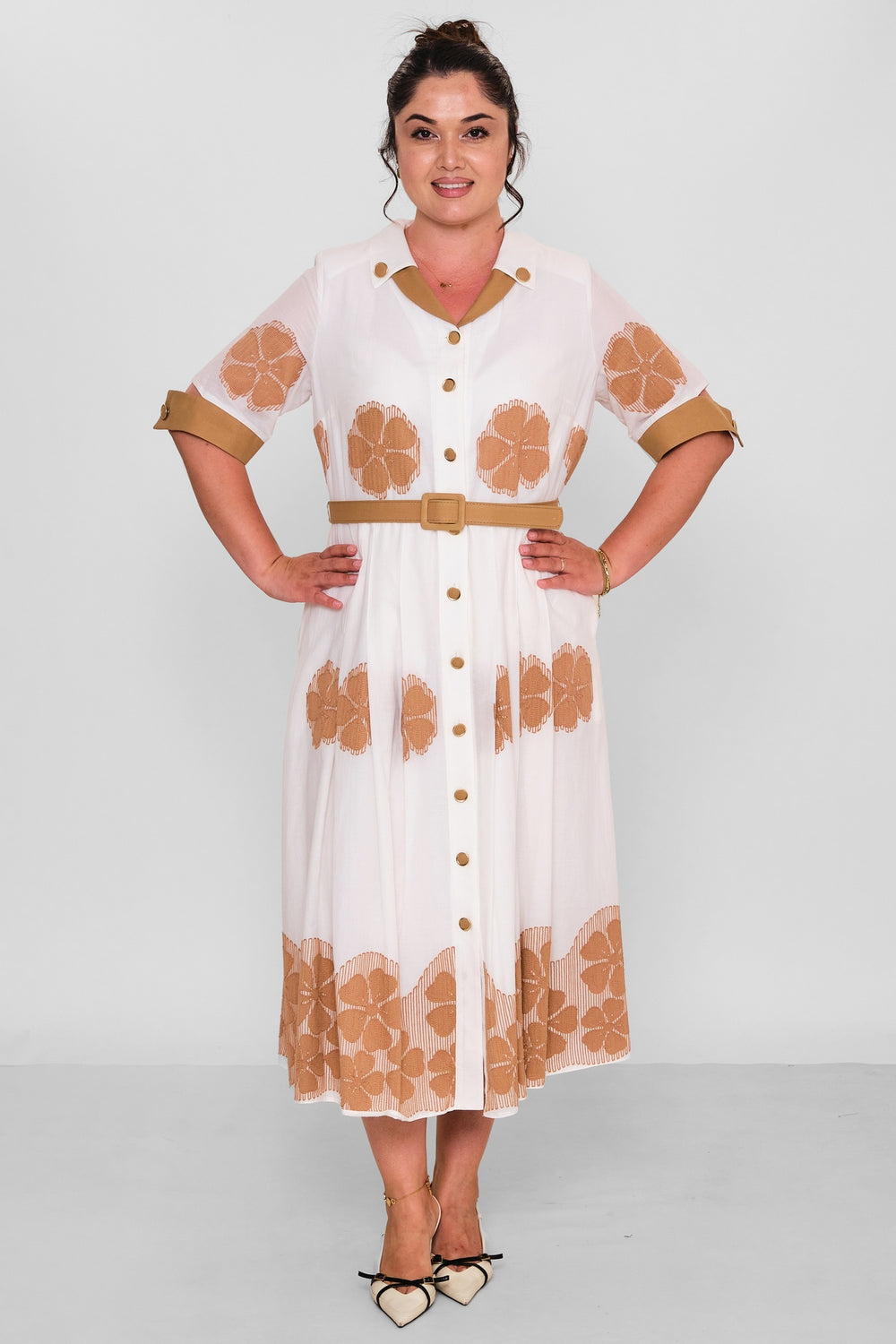 Gumanize - Plus Size Dress (GMZ2026-705-8137) - 8690200197291