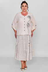 Gumanize - Plus Size Suit (GMZTK481-8328) - 8690200197338
