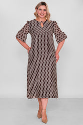 Revaro - Plus Size Dress (RVR26YBS-2717) - 8690200197444