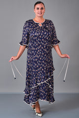 Dress Port - Plus Size Dress (DSP27K5809) - 8690200210860