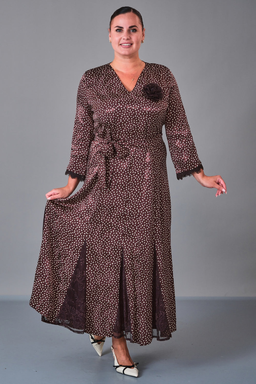 Dress Port - Plus Size Dress (DSP27K5810) - 8690200210884