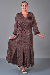 Dress Port - Plus Size Dress (DSP27K5810) - 8690200210884