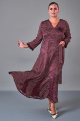 Dress Port - Plus Size Dress (DSP27K5810) - 8690200210891