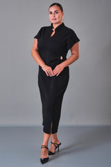 Dress Port - Plus Size Dress (DSP27K5812) - 8690200210914
