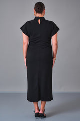 Dress Port - Plus Size Dress (DSP27K5812) - 8690200210914