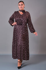 Dress Port - Plus Size Dress (DSP27K5819) - 8690200211072