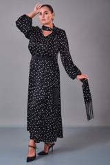 Dress Port - Plus Size Dress (DSP27K5819) - 8690200211133