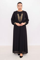 Ksas - Plus Size Dress (KSASEL-1014) - 8690202520875