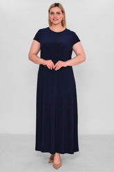 Ksas - Extended Plus Size Dress (KSAS32332-1) - 8690202529588