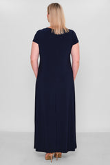 Ksas - Extended Plus Size Dress (KSAS32332-1) - 8690202529588