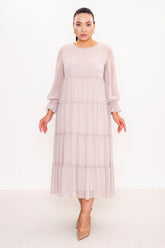 Ksas - Plus Size Dress (KSAS32268) - 8690202531987