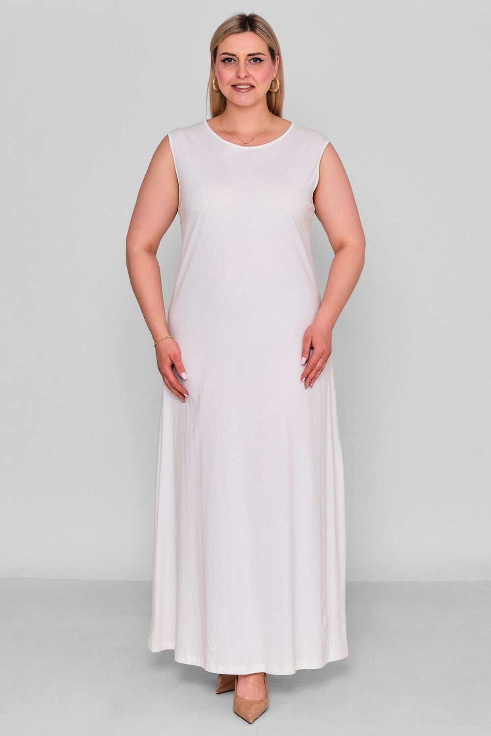Ksas - Extended Plus Size Dress (KSAS32334-1) - 8690202532090