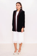 Ksas - Plus Size Cardigan (KSAS4087-K) - 8690202542457
