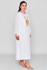 Ksas - Plus Size Dress (KSASEL-1007) - 8690202544697
