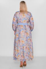 Ksas - Plus Size Dress (KSASEL-1006) - 8690202554191