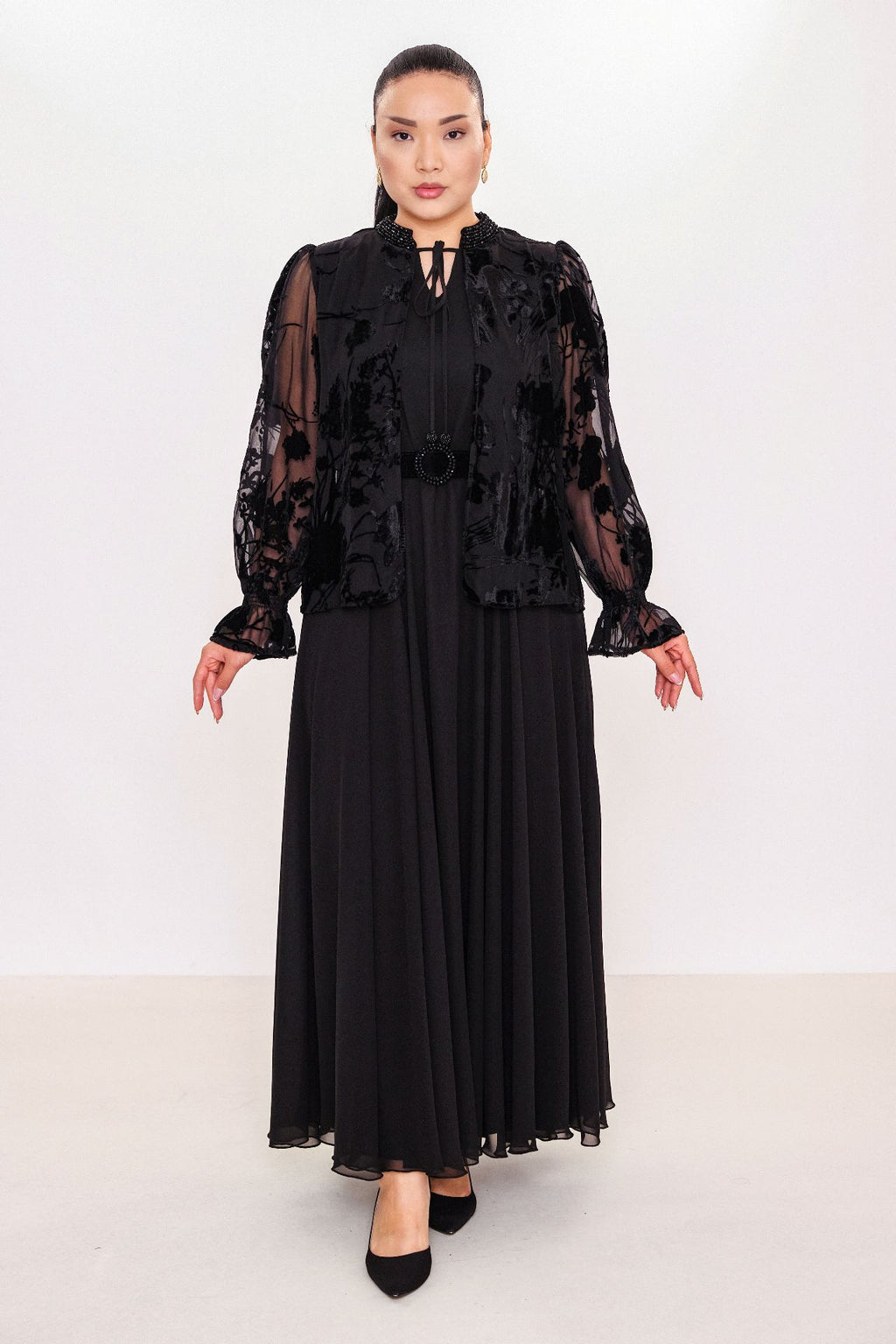 Ksas - Plus Size Dress (KSAS32360) - 8690200023927