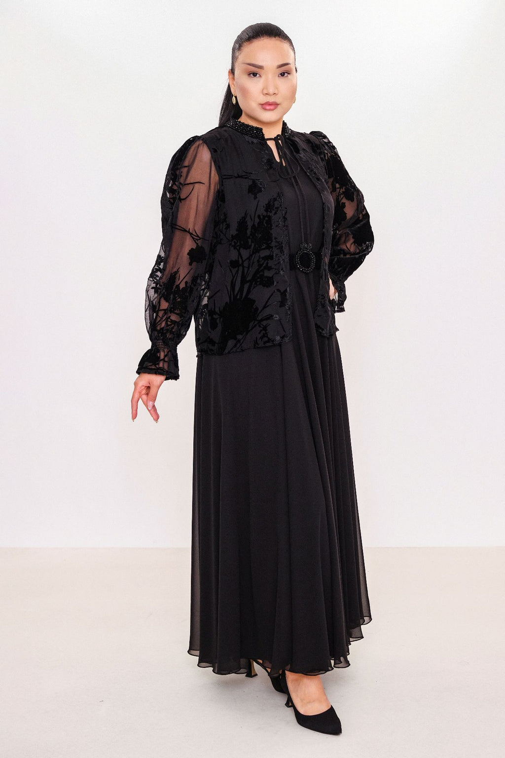 Ksas - Plus Size Dress (KSAS32360) - 8690200023927