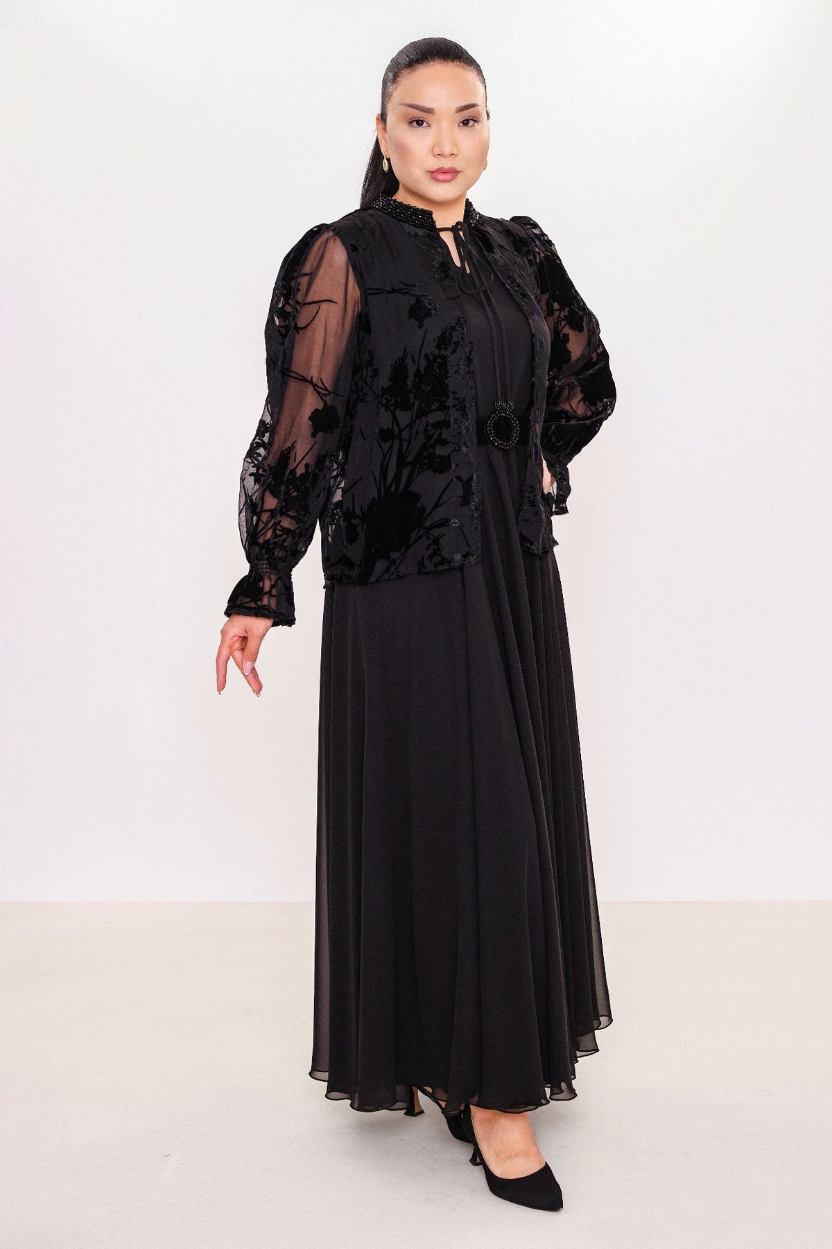 Ksas - Plus Size Dress (KSAS32360) - 8690200023927