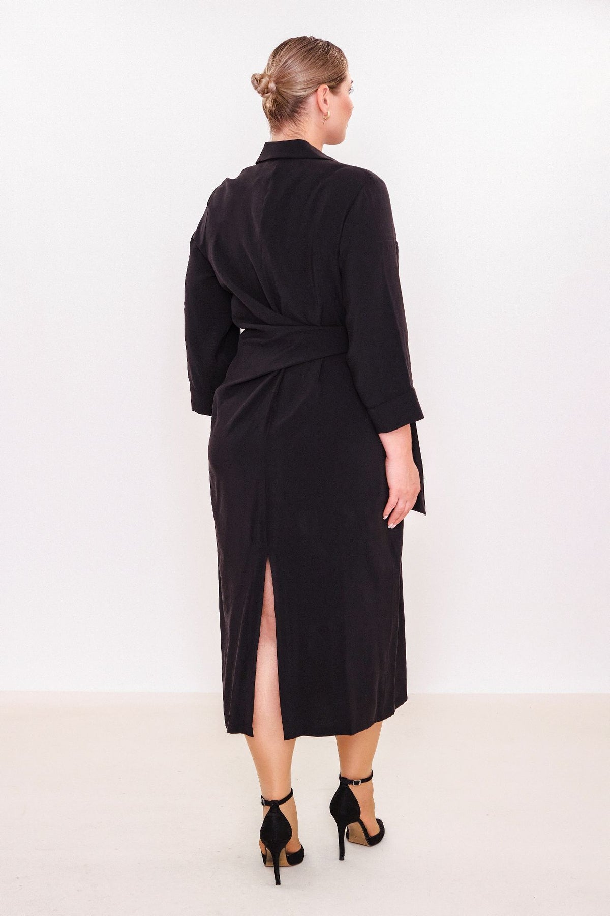 Ebberro - Plus Size Dress (EBR25K25939BB) - 8690200028038