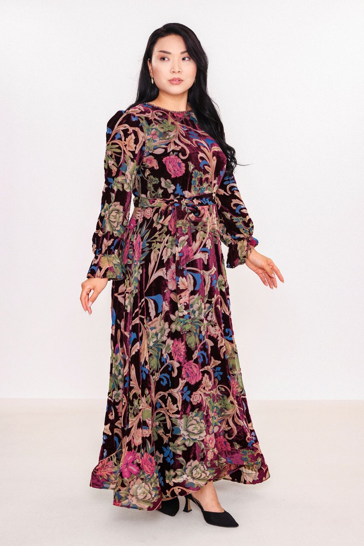 Ksas - Plus Size Dress (KSASEL-1024) - 8690200036507